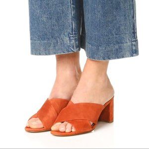 Madewell Greer Mule in Warm Nutmeg size 10